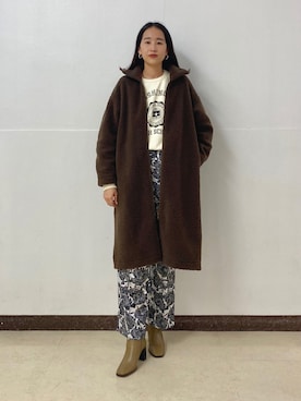 「PHEENY（フィーニー）のアイテム（ジャケット/アウター）」を使った、maeさん（レディース・172cm）の秋コーディネート