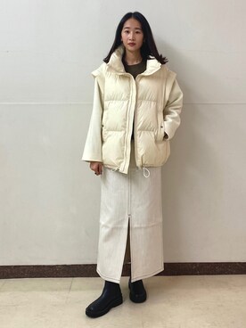 maeさん（レディース・172cm）の冬コーディネート