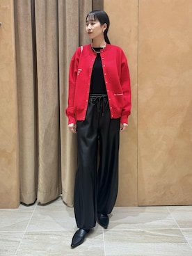 「ADAM ET ROPE'（アダムエロペ）のアイテム（ハンドバッグ）」を使った、maeさん（レディース・172cm）の秋コーディネート