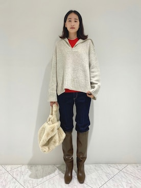 maeさん（レディース・172cm）の秋コーディネート