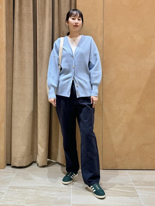 セール】トライアングルボタンミドルカーディガン（カーディガン