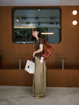 「アイテム（スニーカー）」を使った、wear_annさん（レディース・170cm）の夏コーディネート