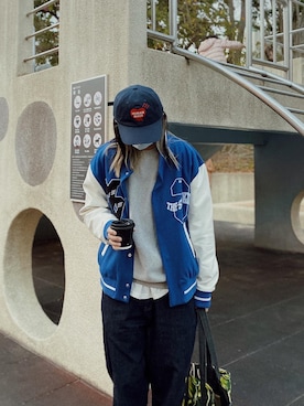 「COOLなこのコが仲間入り」｜「アイテム（ジャケット/アウター）」を使った、wear_annさん（レディース・170cm）の冬コーディネート