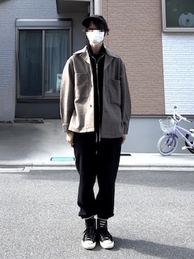 「walenode（ウェルノード）のアイテム」を使った、#aki#さん（メンズ・178cm）の冬コーディネート