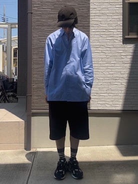 「アイテム（スウェットパンツ）」を使った、#aki#さん（メンズ・178cm）の夏コーディネート