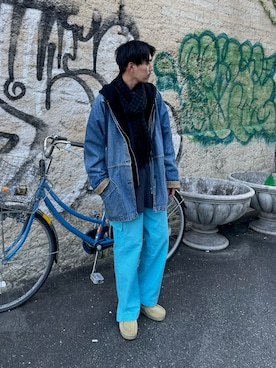 「OSHKOSH（オシュコシュ）のアイテム（ジャケット/アウター）」を使った、RYOTAさん（メンズ・171cm）の冬コーディネート