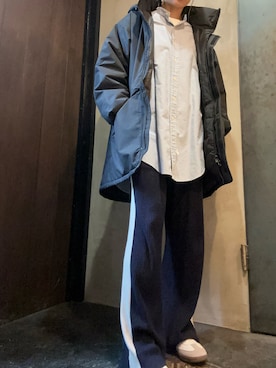 「モンスターパーカー」｜「アイテム（その他アウター）」を使った、m☻richanさん（レディース・167cm）の冬コーディネート