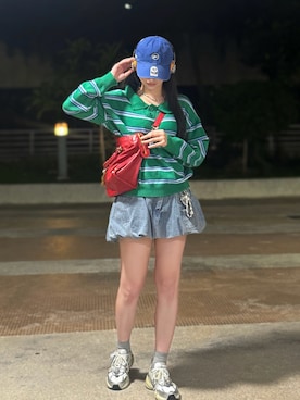 「fragment design（フラグメントデザイン）のアイテム」を使った、Nat Yさん（レディース・157cm）の春コーディネート