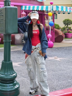 「MARITHE + FRANCOIS GIRBAUD（マリテフランソワジルボー）のアイテム」を使った、Nat Yさん（レディース・157cm）の春コーディネート