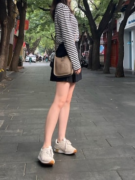 「Onitsuka Tiger（オニツカタイガー）のアイテム」を使った、(｡☌ᴗ☌｡)さん（レディース・162cm）の秋コーディネート
