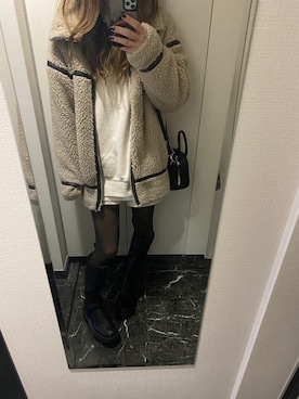 「SpRay PREMIUM（スプレイプレミアム）のアイテム（ジャケット/アウター）」を使った、PINOさん（レディース・160cm）の秋コーディネート