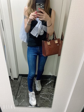 「n.（エヌ）のアイテム」を使った、PINOさん（レディース・160cm）の夏コーディネート