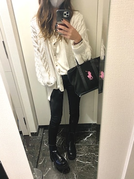 「EGOIST（エゴイスト）のアイテム（トップス）」を使った、PINOさん（レディース・160cm）の秋コーディネート