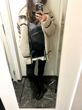 「SpRay PREMIUM（スプレイプレミアム）のアイテム（ジャケット/アウター）」を使った、PINOさん（レディース・160cm）の春コーディネート