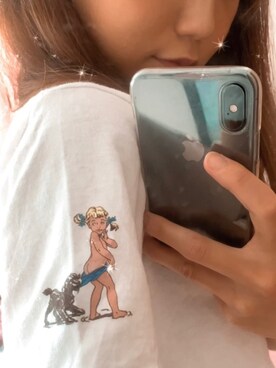 「FREE（フリー）のアイテム」を使った、momoさん（レディース・157cm）の春コーディネート