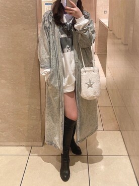 「SNIDEL（スナイデル）のアイテム（スウェット）」を使った、CHIORIさん（レディース・171cm）の秋コーディネート