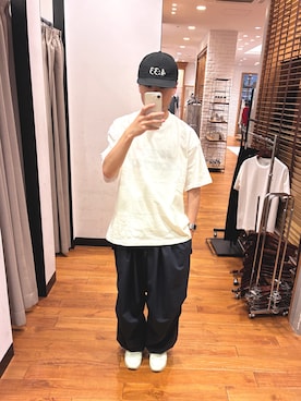 「LOTTO（ロット）のアイテム」を使った、Tommyさん（メンズ・175cm）の春コーディネート