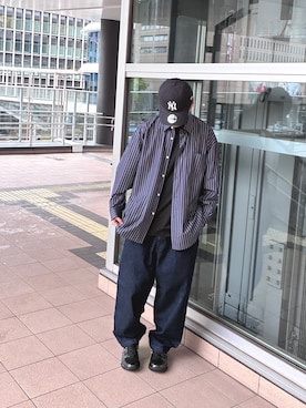 「THOMAS MASON（トーマス メイソン）のアイテム」を使った、Tommyさん（メンズ・175cm）の春コーディネート