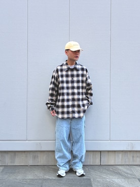 「URBAN RESEARCH（アーバンリサーチ）のアイテム（メガネ）」を使った、Tommyさん（メンズ・175cm）の秋コーディネート
