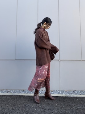 A.koさん(レディース・166cm)の冬コーディネート