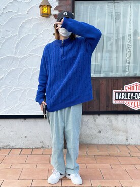 「CHAPS（チャップス）のアイテム」を使った、Rさん（レディース・167cm）の秋コーディネート