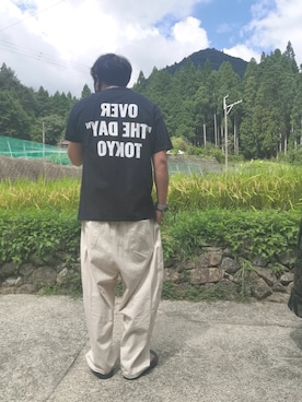 「アイテム（Tシャツ/カットソー）」を使った、mightyfly12さん（メンズ・177cm）の秋コーディネート