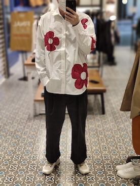 「AIGLE（エーグル）のアイテム」を使った、Dasabala Limさん（メンズ・185cm）の春コーディネート
