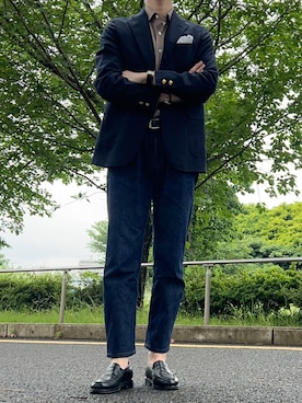 「BEAMS PLUS（ビームスプラス）のアイテム（ジャケット/アウター）」を使った、KOBAさん（メンズ・177cm）の春コーディネート