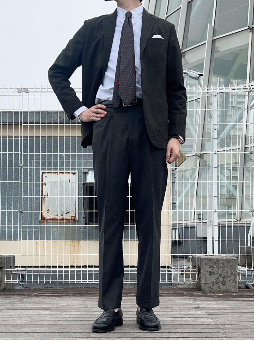 KOBA｜green label relaxingのローファーを使ったコーディネート - WEAR