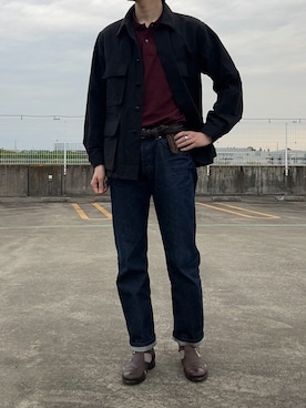 「ごきげんウィーク」｜「アイテム（ジャケット/アウター）」を使った、KOBAさん（メンズ・177cm）の春コーディネート