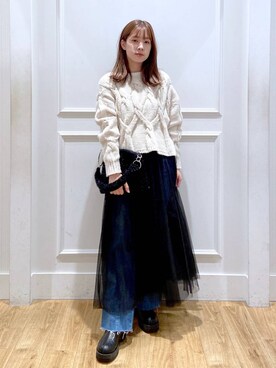 arisa.さん（レディース・161cm）の冬コーディネート