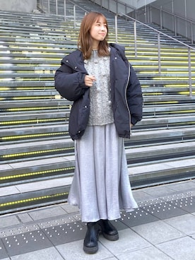 arisa.さん（レディース・161cm）の冬コーディネート