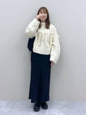 arisa.さん（レディース・161cm）の冬コーディネート