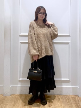 arisa.さん(レディース・161cm)の冬コーディネート