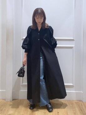 「A part by（アパートバイ）のアイテム（リング）」を使った、arisa.さん（レディース・161cm）の秋コーディネート
