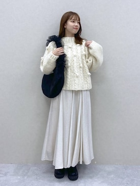 arisa.さん（レディース・161cm）の冬コーディネート