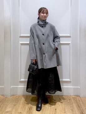 「A part by（アパートバイ）のアイテム（リング）」を使った、arisa.さん（レディース・161cm）の秋コーディネート