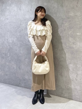 「アイテム（ワンピース/ドレス）」を使った、arisa.さん（レディース・161cm・20代）の秋コーディネート