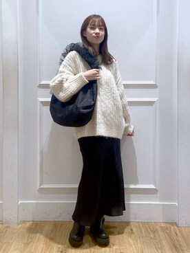 arisa.さん（レディース・161cm）の冬コーディネート