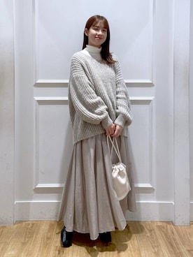 arisa.さん（レディース・161cm）の冬コーディネート