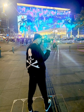 「MASTERMIND WORLD（マスターマインドワールド）のアイテム」を使った、Sam🇭🇰 さん（メンズ・179cm）の冬コーディネート