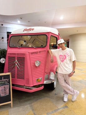 「アイテム（ブローチ/コサージュ）」を使った、Sam🇭🇰 さん（メンズ・179cm）の冬コーディネート