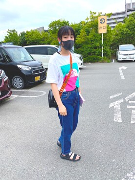 ©︎yocoさん(レディース・158cm)の夏コーディネート