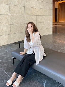 三村有希さん(レディース・157cm)の夏コーディネート