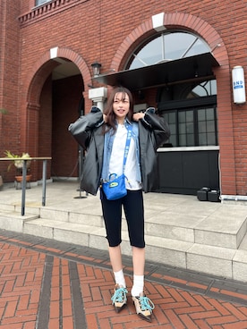 「ソックス」｜三村有希さん（レディース・157cm）の秋コーディネート