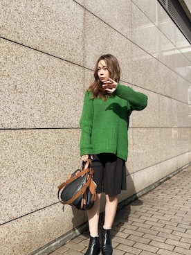 三村有希さん（レディース・157cm）の秋コーディネート