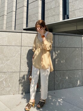 三村有希さん(レディース・156cm)の夏コーディネート