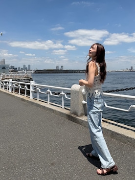 三村有希さん(レディース・157cm)の春コーディネート