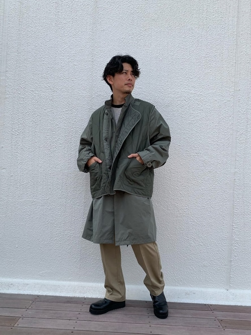 CIAOPANIC TYPY皆川喬さんのモッズコートを使ったコーディネート