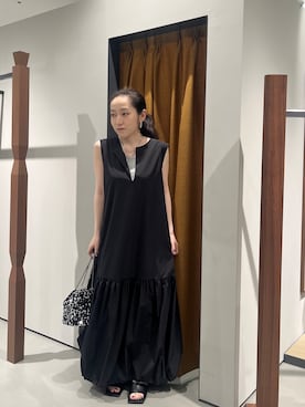 「GALLEST（ギャレスト）のアイテム（ワンピース）」を使った、Uminoさん（レディース・152cm）の春コーディネート